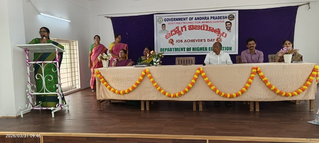 Address by officials during Job Achiever's Day